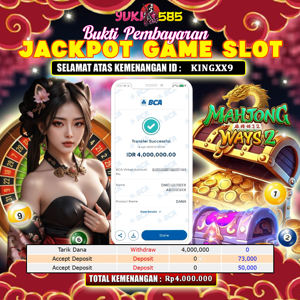 Bukti Jackpot